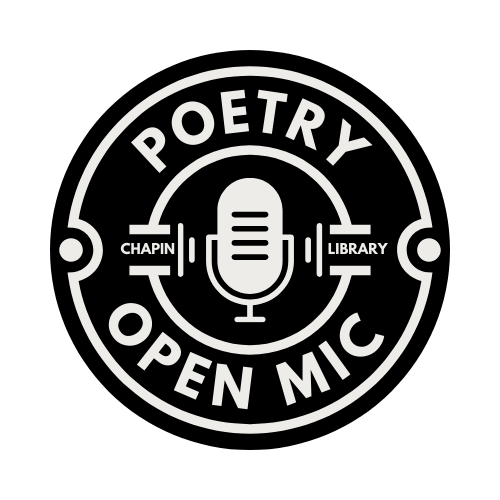 poetry open mic logo badge