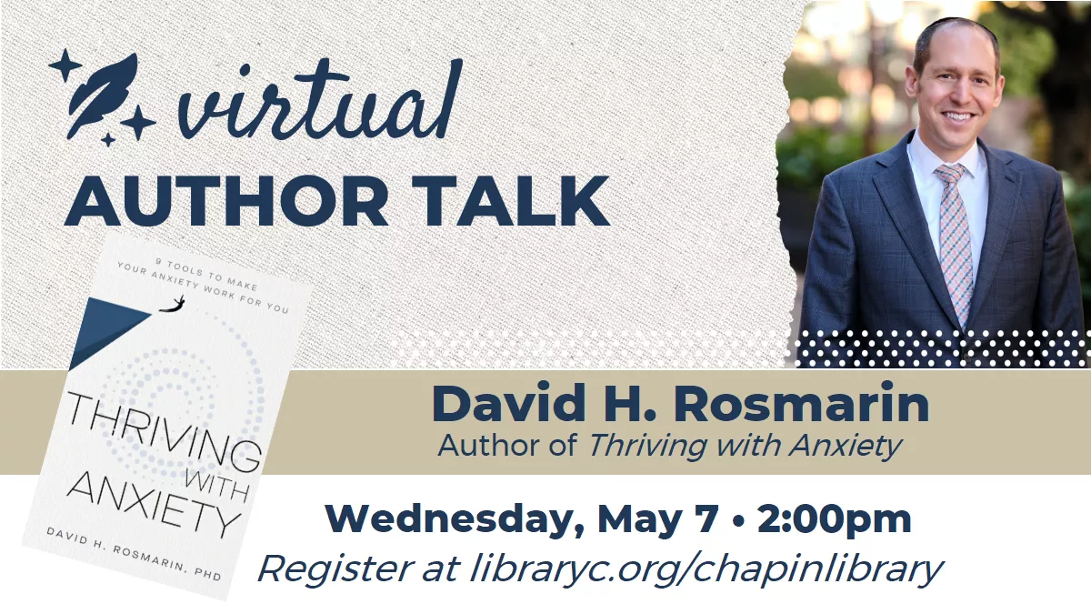 Virtual Author Talk with David Rosmarin