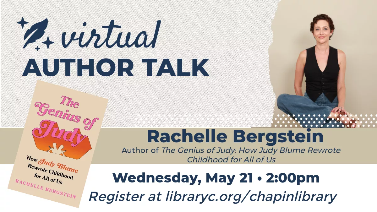Virtual Author Talk with Rachelle Bergstein