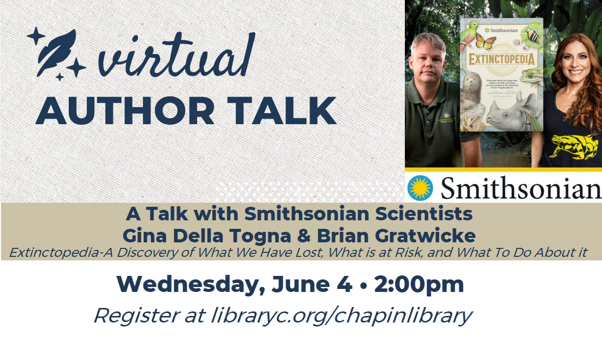 Virtual Author Talk with Smithsonian