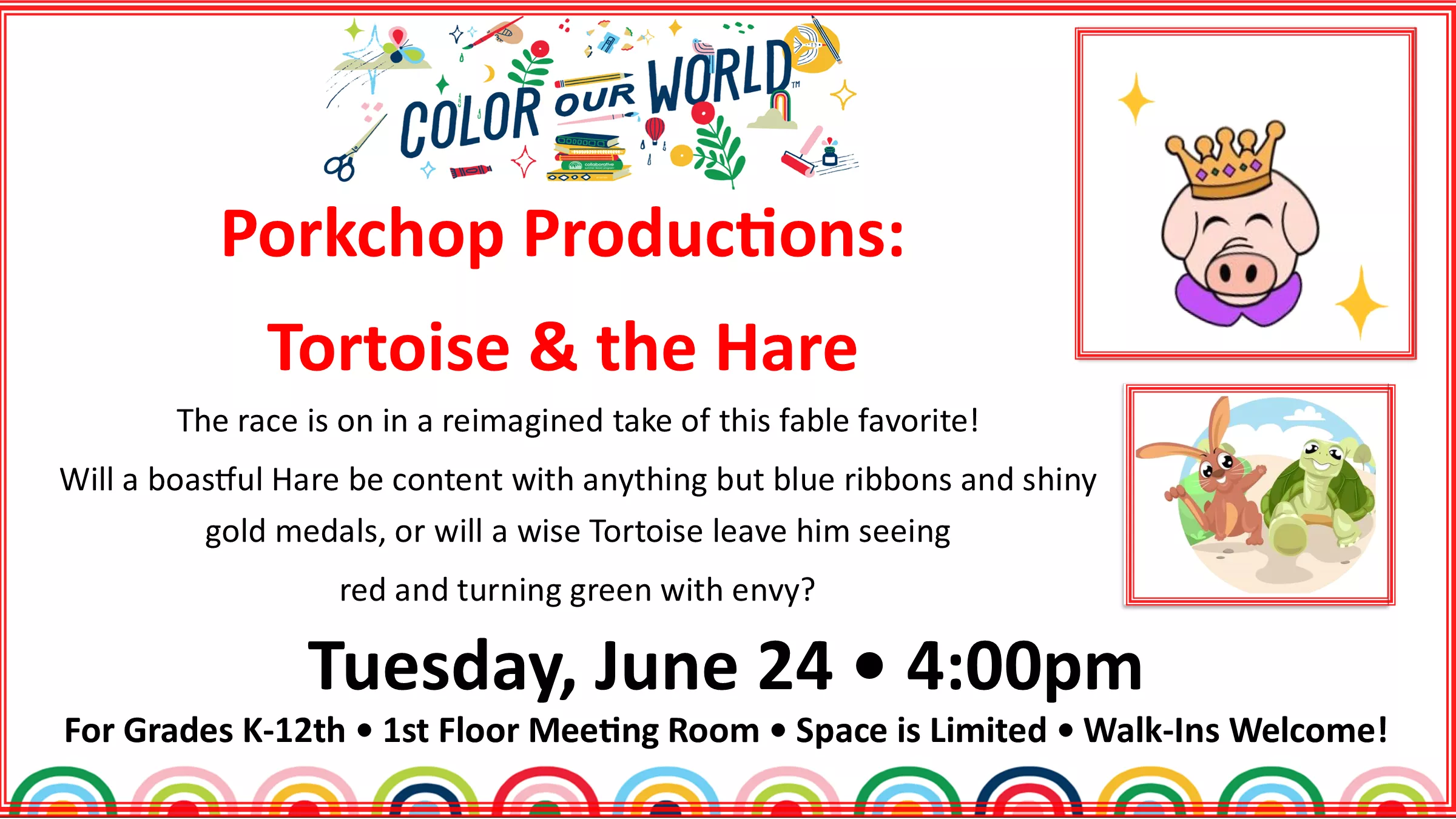 Porkchop Productions: Tortoise &amp; Hare