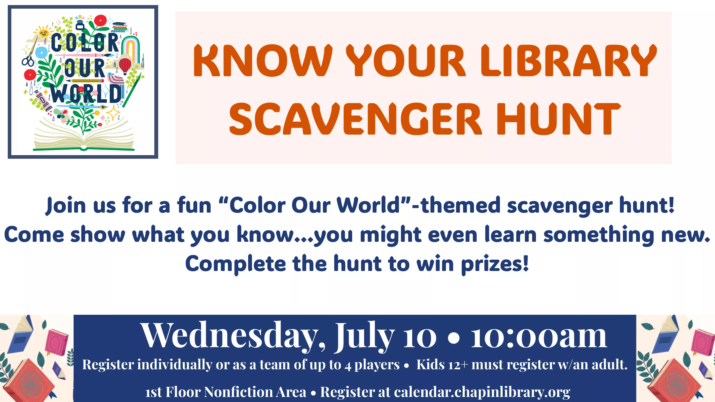 Know Your Library Scavenger Hunt