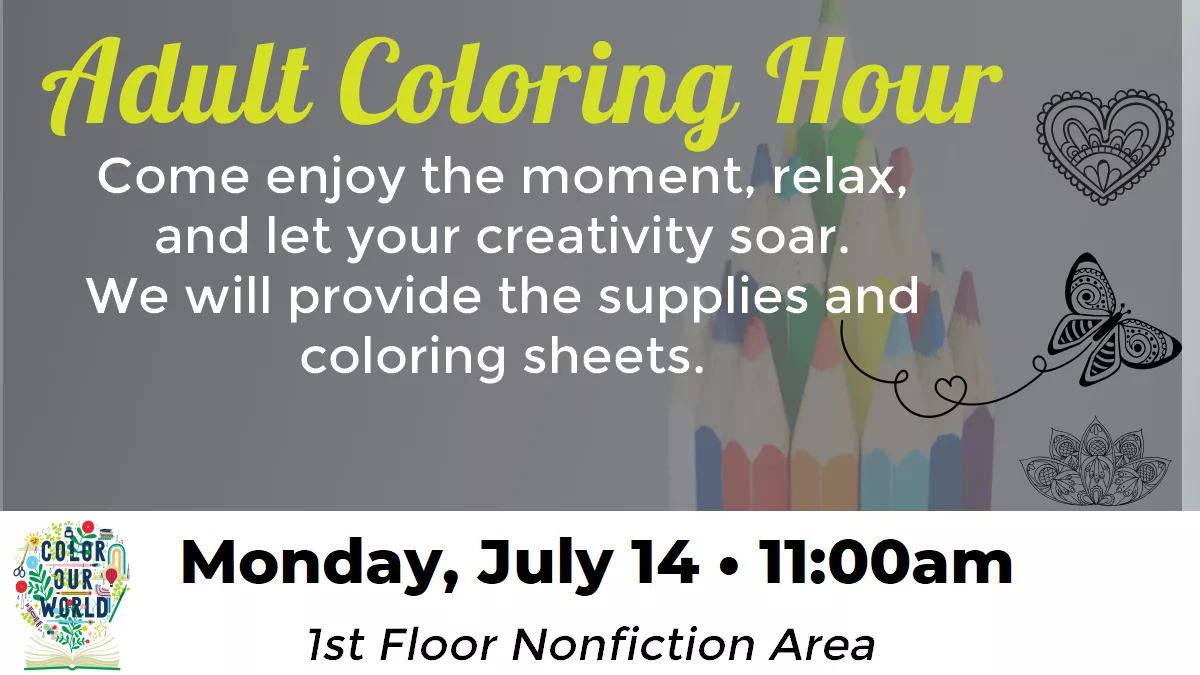 Adult Coloring Hour