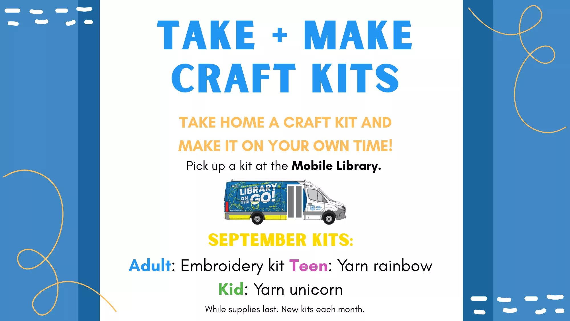 Mobile Library Take &amp; Make