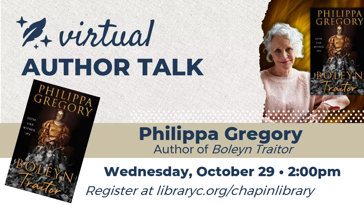 Virtual Author Talk with Philippa Gregory
