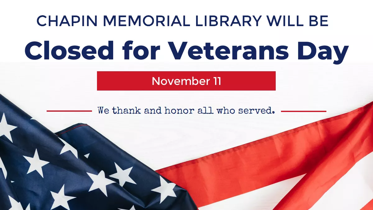 Veterans Day Closure