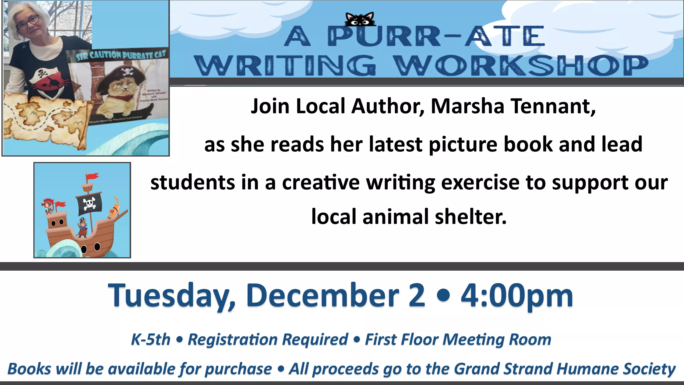 Purr-ate Writing Workshop