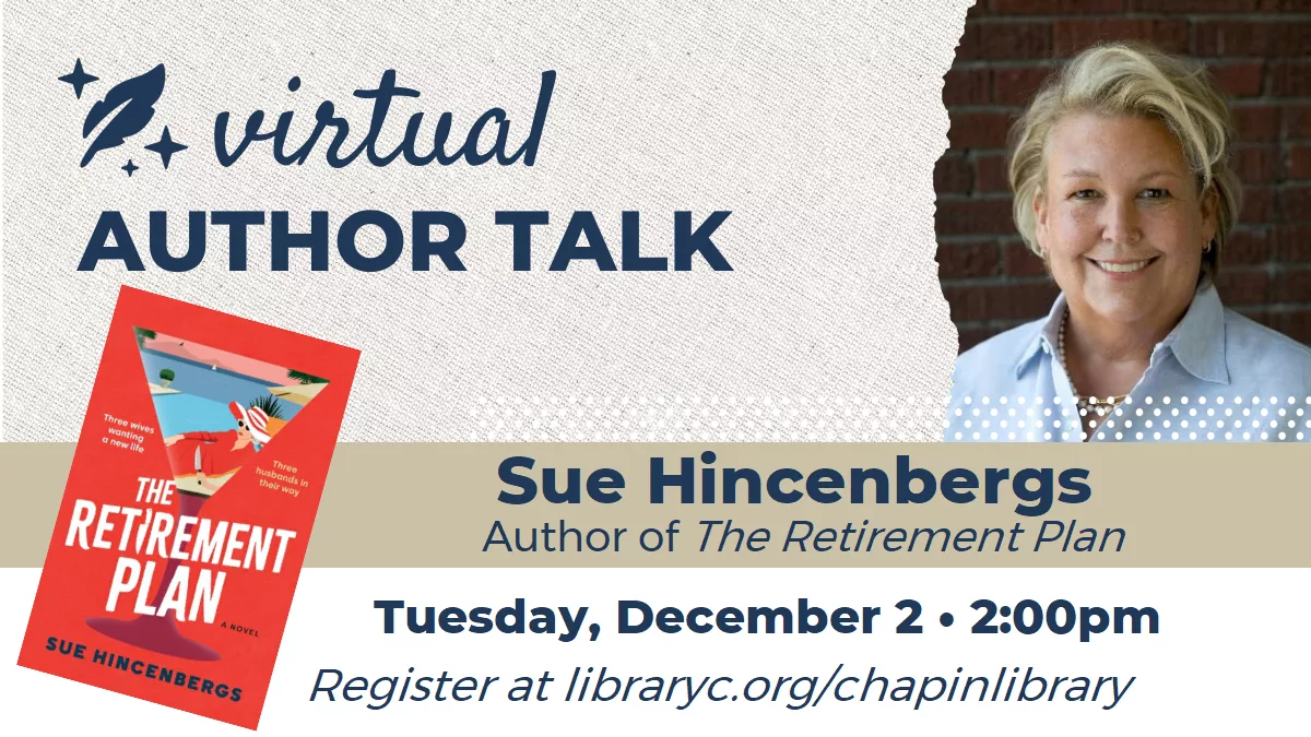 Virtual Author Talk with Sue Hincebergs