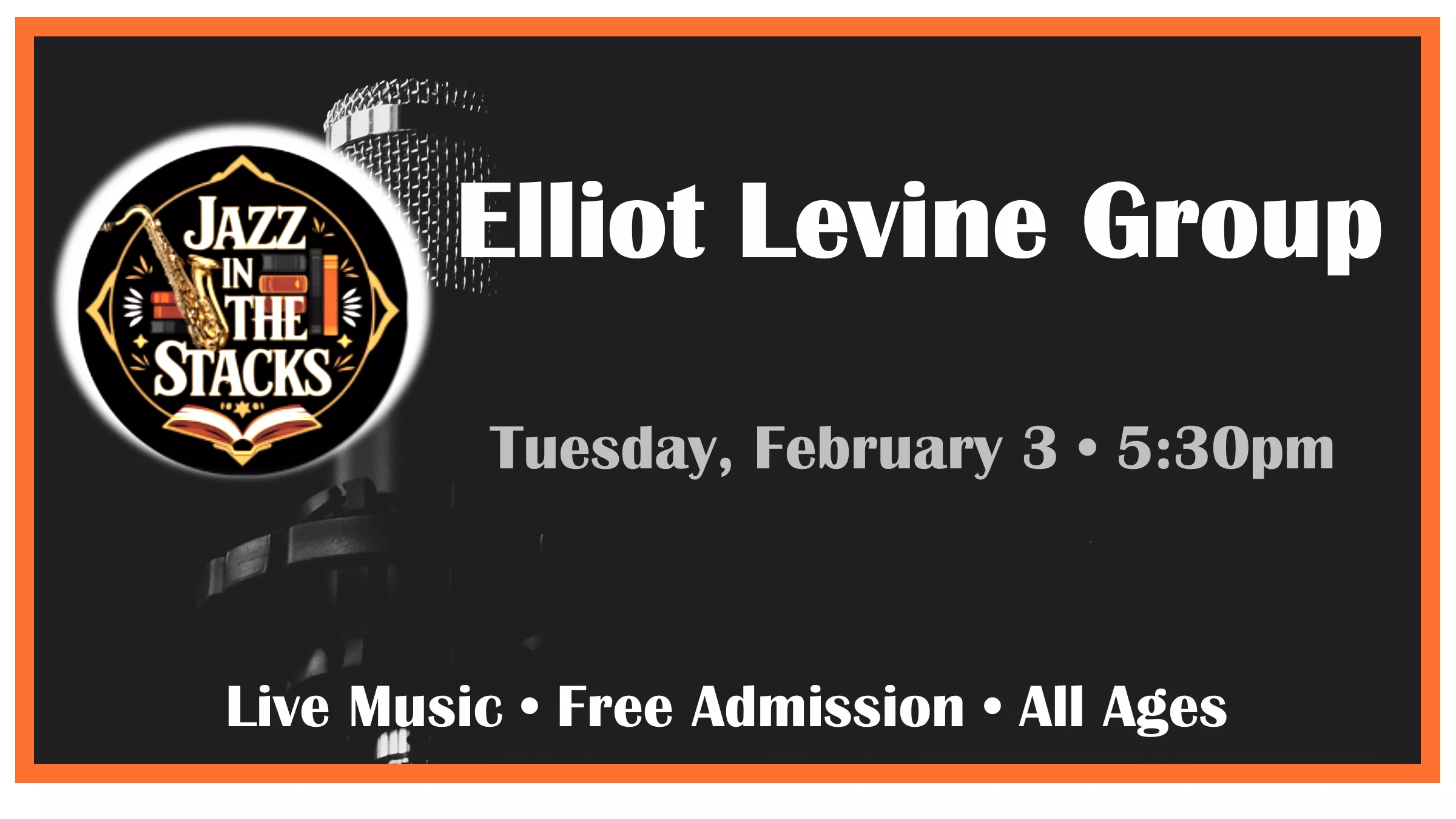 Jazz in the Stacks - Elliot Levine Group