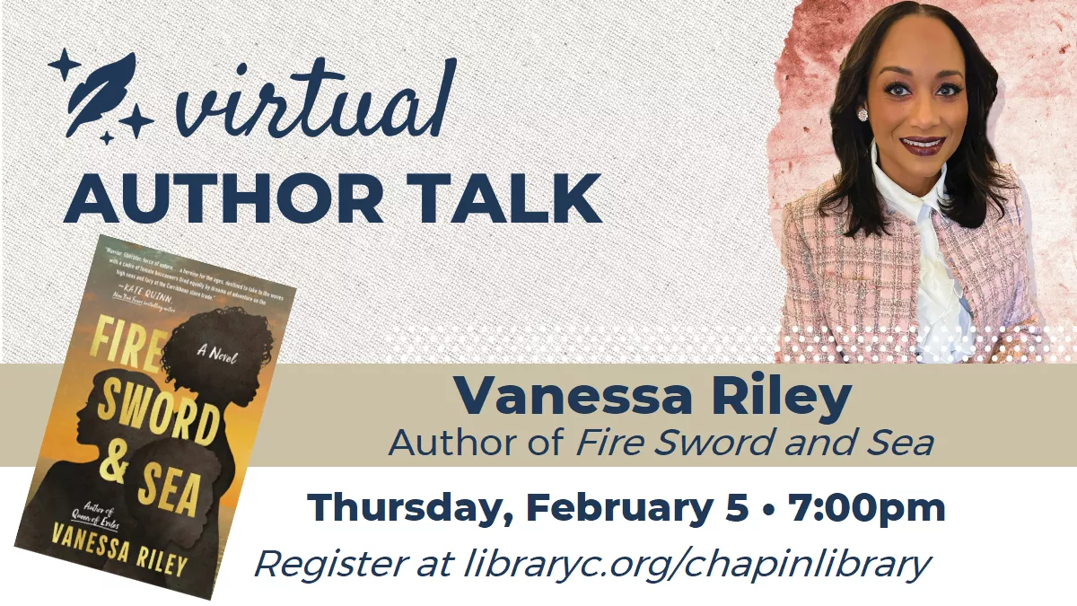Virtual Author Talk with Vanessa Riley