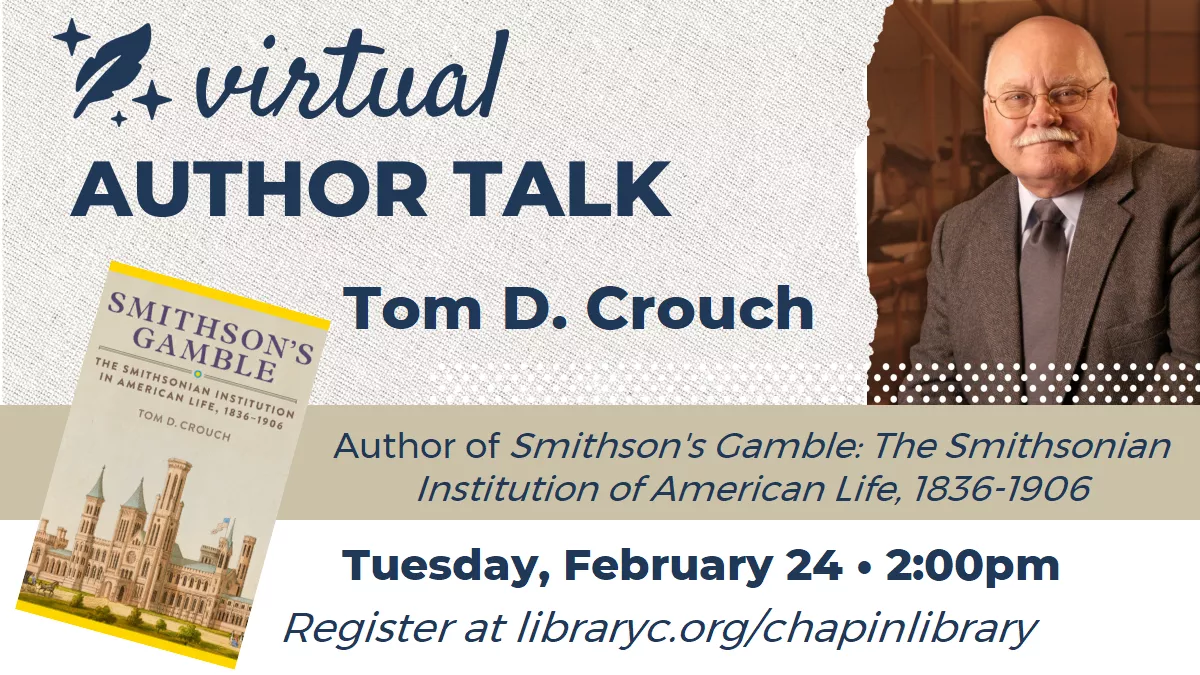 Virtual Author Talk with Tom Crouch