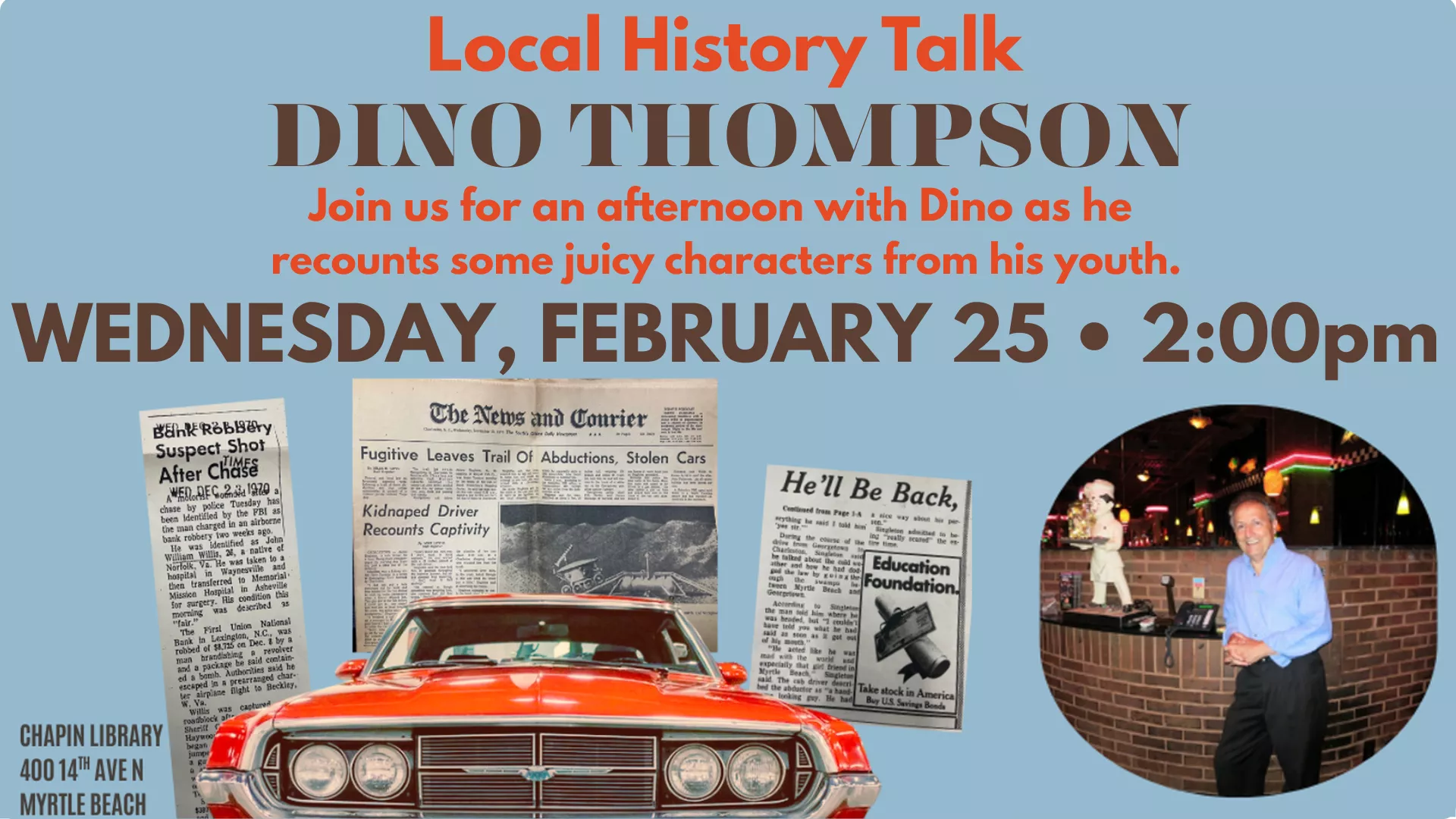 Local History Talk with Dino Thompson - John Patterson