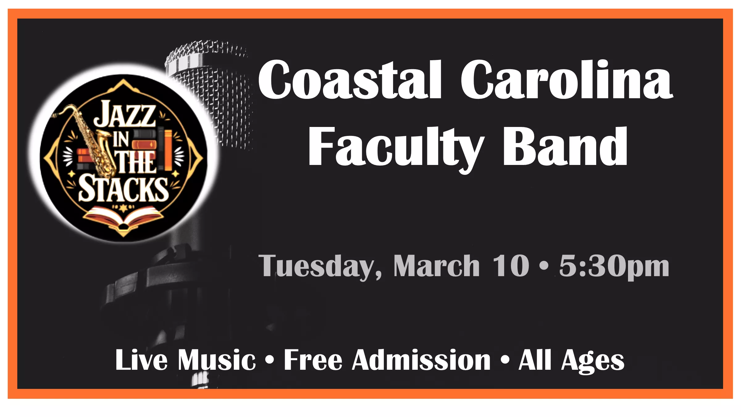 Jazz in the Stacks - Coastal Carolina Faculty Band