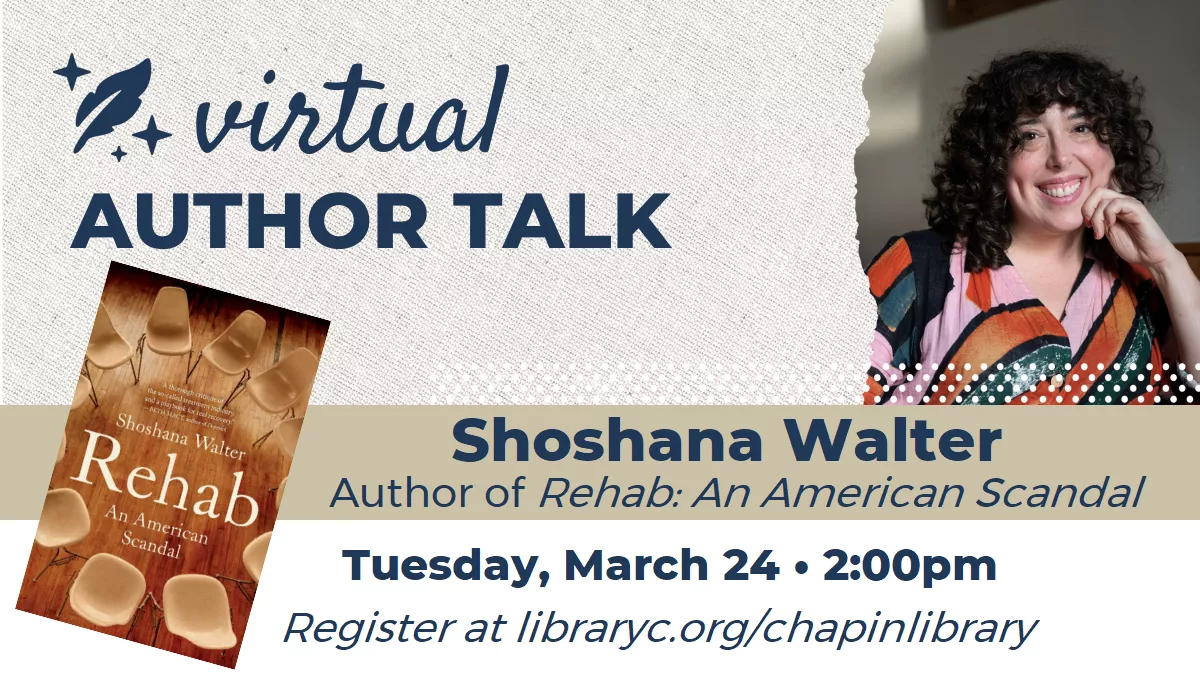 Virtual Author Talk with Shoshana Walter