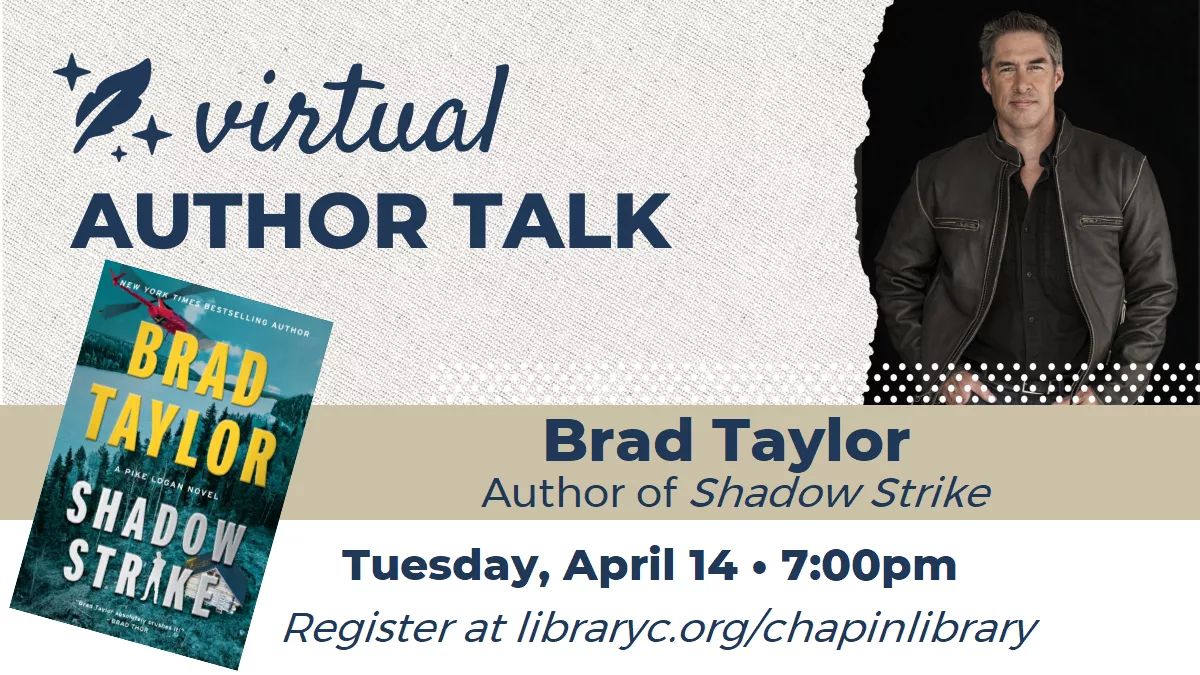 Virtual Author Talk with Brad Taylor