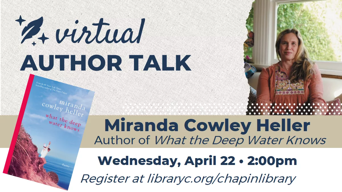 Virtual Author Talk with Miranda Cowley Heller