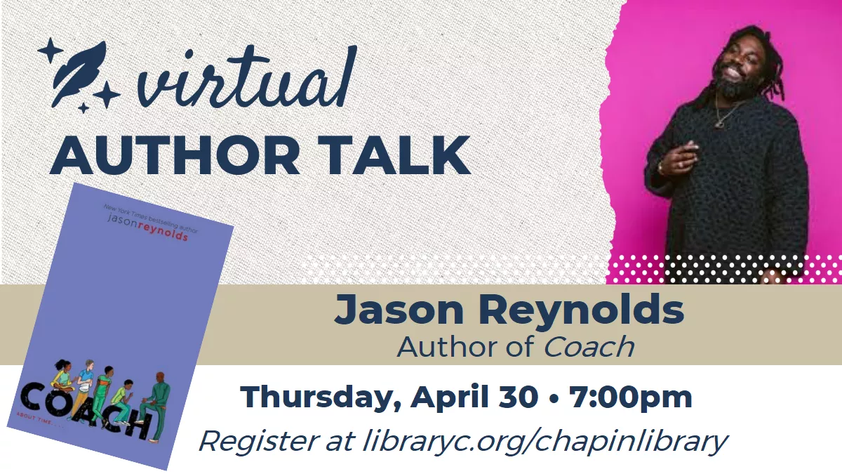 Virtual Author Talk with Jason Reynolds