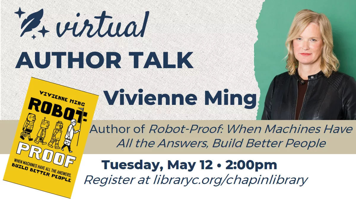 Virtual Author Talk with Vivienne Ming
