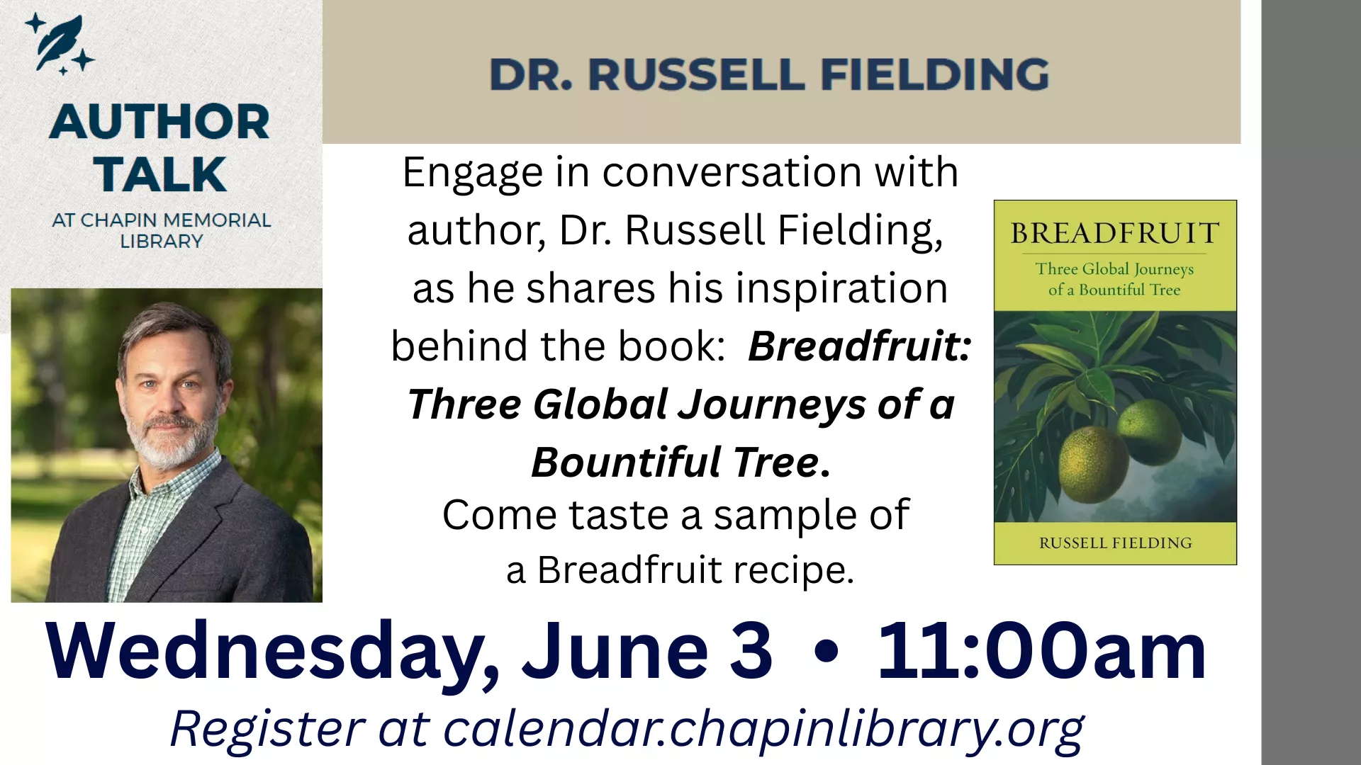 Author Talk with Dr. Russell Fielding