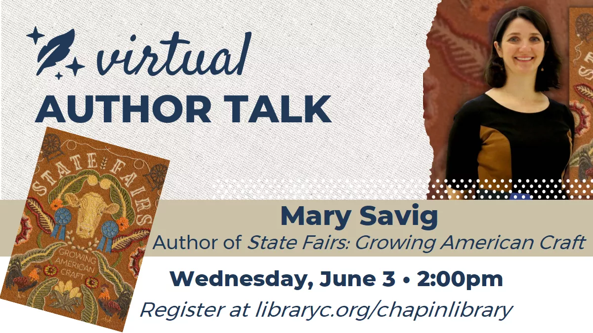 Virtual Author Talk with Mary Savig