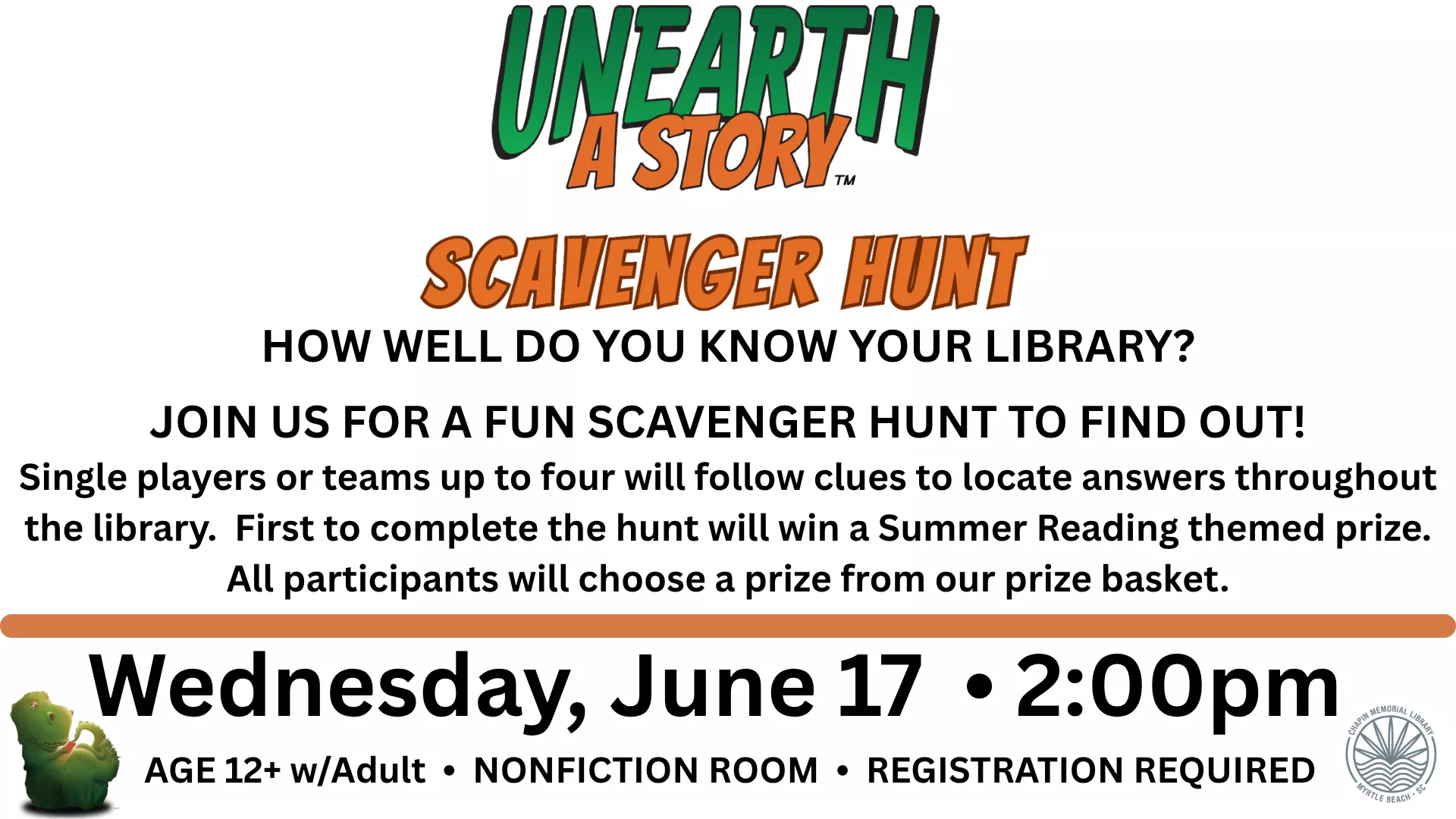 Unearth a Story Scavenger Hunt
