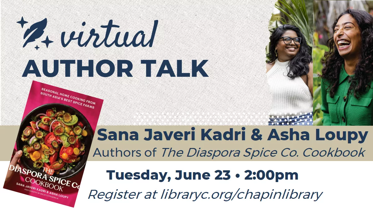 Virtual Author Talk with Sana Javeri Kadri