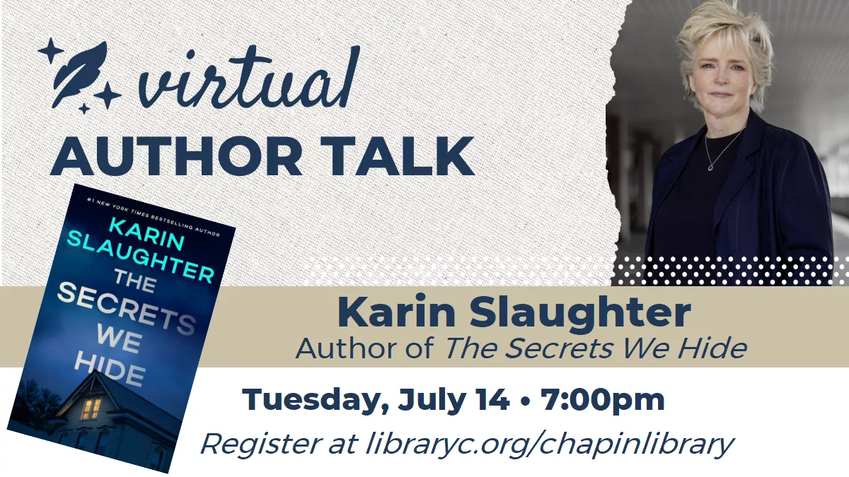 Virtual Author Talk with Karin Slaughter