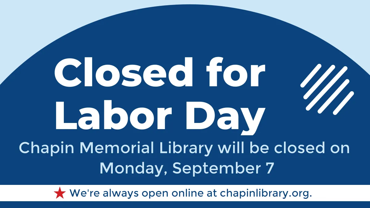Closed for Labor Day
