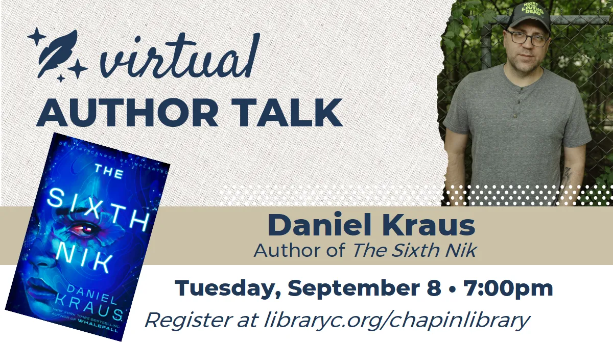 Virtual Author Talk with Daniel Kraus