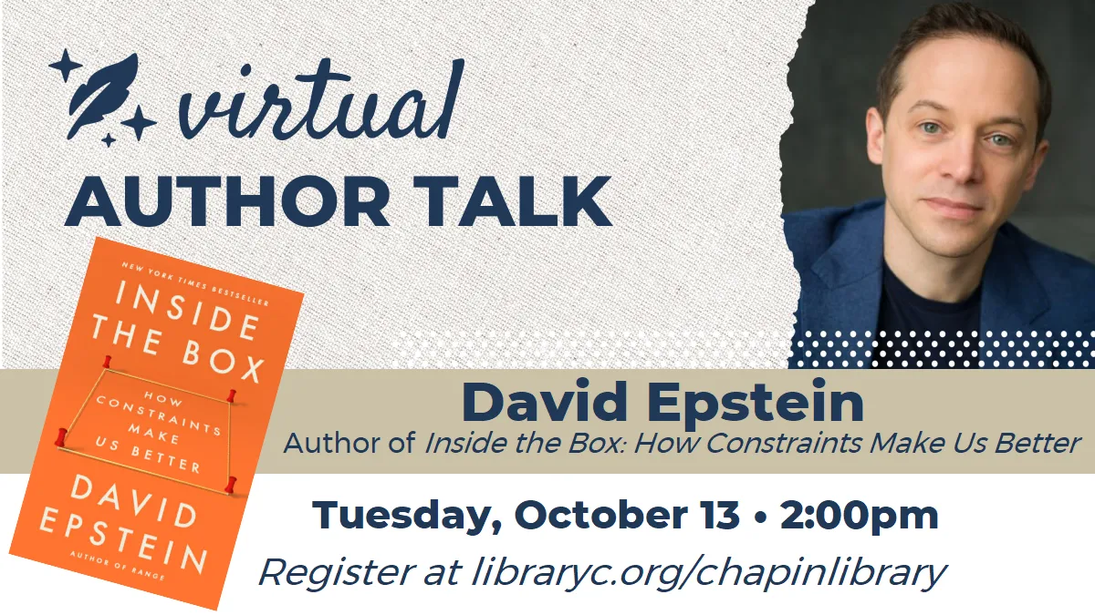 Photo of author David Epstein